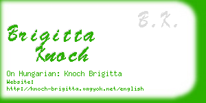 brigitta knoch business card